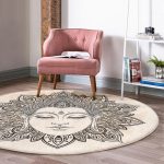 Round Velvet Rug, Non-Slip, Mystic Print (Multiple Sizes) - Image 3