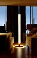 Handcrafted Glass Floor Lamp, Modern - Image 7