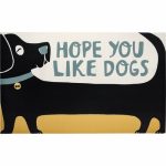 Hope You Like Dogs Entryway Indoor/Outdoor Rug | 34" x 20" |