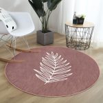 Round Velvet Rug, Non-Slip, Boho Print (Multiple Sizes) - Image 2