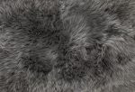 24inches x 72inches x 2inches Gray Double Sheepskin - Area Rug - Image 2