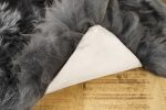 24inches x 72inches x 2inches Gray Double Sheepskin - Area Rug - Image 4