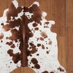 72inches x 84inches Brown White Cowhide - Rug - Image 3
