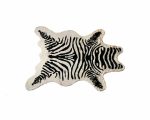 63inches x 90inches Zebra Black And White Print Area Rug