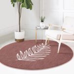 Round Velvet Rug, Non-Slip, Boho Print (Multiple Sizes) - Image 6