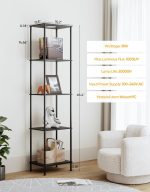 Display Shelf Floor Lamp With RGBW Light And Black Finish - Image 4