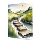 Giclee Poster Art Print - Stepping Stones Nature - Image 10
