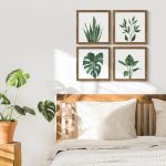 Botanical Framed Wall Art, Set of 4, 10x10, Walnut Frames - Image 7