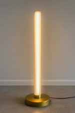 Handcrafted Glass Floor Lamp, Modern - Image 9