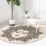 Round Velvet Rug, Non-Slip, Mystic Print (Multiple Sizes) - Image 2