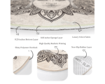 Round Velvet Rug, Non-Slip, Mystic Print (Multiple Sizes) - Image 6