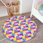 Cute Cats Print Baby Room Rug | Homeezone - Image 5