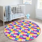 Cute Cats Print Baby Room Rug | Homeezone - Image 6