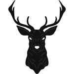 Deer Mount - Metal Wall Art