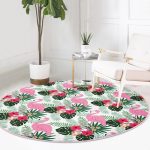 Cute Flamingo Pattern Rug | Homeezone