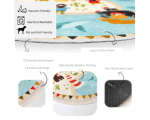 Pirates Printed Kids Room Round Rug, Cute Pirate Ship Design Nursery - Image 5