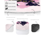 Cute Cats Nursery Room Round Rug, Pink Cats Area Carpet, Kids Room - Image 5