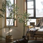 Artificial Silk Faux Olive Tree In Pot - Image 3