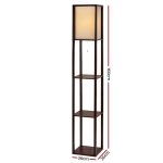 Artiss 3-Tier Shelf Storage Floor Lamp, LED