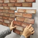 10-Piece Waterproof Self-Adhesive 3D Wall Panels