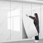 40-Piece Waterproof Marble Tile Wall Panels, Self-Adhesive