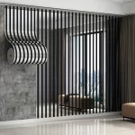 300cm X 40cm Self-adhesive Mirror & Metallic Grille Wall Panel Roll