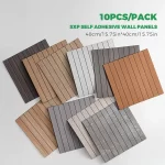 3D Self-Adhesive Vinyl Strips, 15.75" x 15.75", Straight Match - Image 6