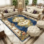 Traditional Persian-Style Medallion Area Rug - Image 10