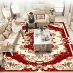 Traditional Persian-Style Medallion Area Rug - Image 24