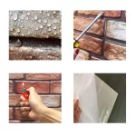 10-Piece Waterproof Self-Adhesive 3D Wall Panels - Image 3