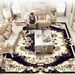 Traditional Persian-Style Medallion Area Rug - Image 2