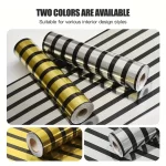 300cm X 40cm Self-adhesive Mirror & Metallic Grille Wall Panel Roll - Image 3