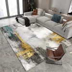 Modern Geometric Wilton Rug, Nordic Style, Washable - Image 2