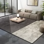 Modern Geometric Wilton Rug, Nordic Style, Washable - Image 9