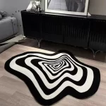 Black & White Geometric Rug