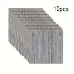 10pcs Wood Grain Wallpaper Panels Peel and Stick Self-Adhesive Foam Panel - Image 7