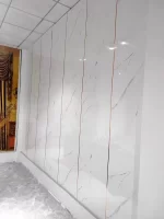 40-Piece Waterproof Marble Tile Wall Panels, Self-Adhesive - Image 2