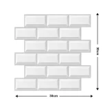 10-Piece Waterproof Self-Adhesive 3D Wall Panels - Image 9
