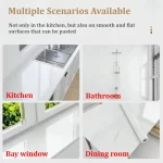40-Piece Waterproof Marble Tile Wall Panels, Self-Adhesive - Image 4