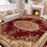 Traditional Persian-Style Medallion Area Rug - Image 12