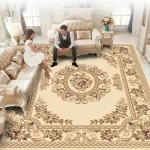 Traditional Persian-Style Medallion Area Rug - Image 22