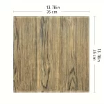 10pcs Wood Grain Wallpaper Panels Peel and Stick Self-Adhesive Foam Panel - Image 3