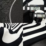 Black & White Geometric Rug - Image 6