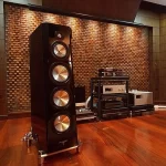 3D Triangle Solid Wood Mosaic Tile Acoustic Diffuser Panel - Image 3