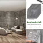 3D Self-Adhesive Vinyl Strips, 15.75" x 15.75", Straight Match - Image 15