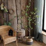 Artificial Green Leaf Faux Tree In Pot - Image 2