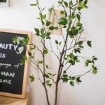 Artificial Green Leaf Faux Tree In Pot - Image 3