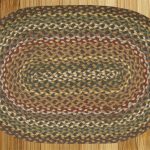 Capitol Earth Rugs Fir-Ivory Jute Braided Rug