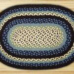 Capitol Earth Rugs 19-312 Blueberry-Creme Jute Braided Stair Tread