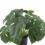 Dense Potted Artificial Split Philodendron Plant - Image 2